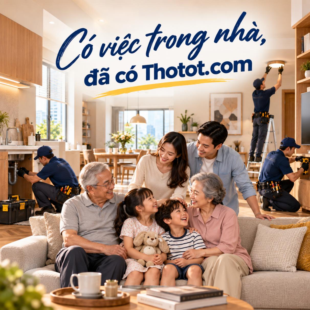 Có việc trong nhà, đã có Thợ Tốt